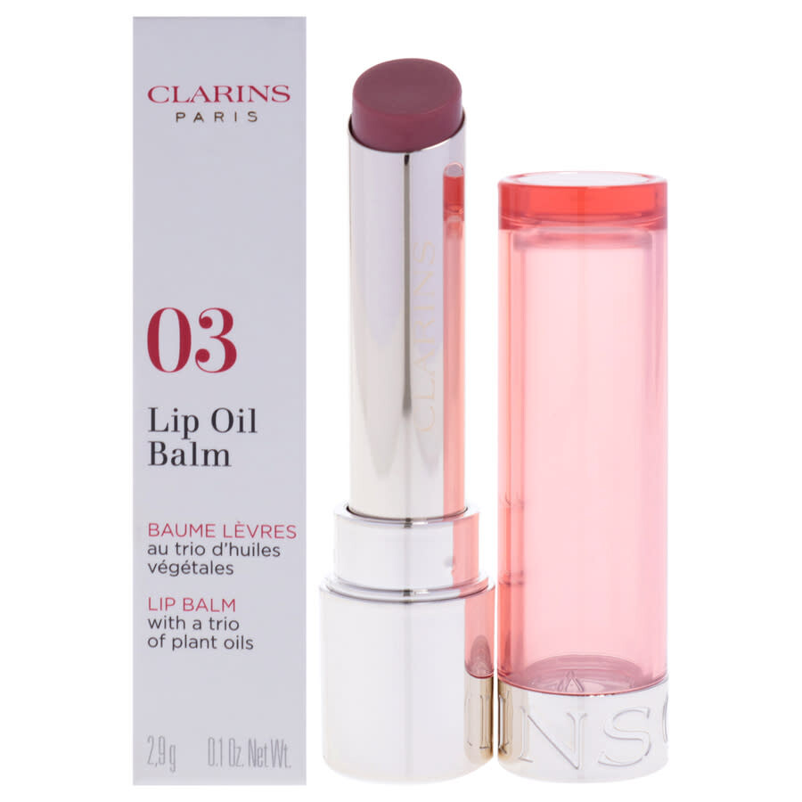 Clarins Ladies Lip Oil Balm 0.1 oz 03 Lychee Makeup 3666057237140 In Brown
