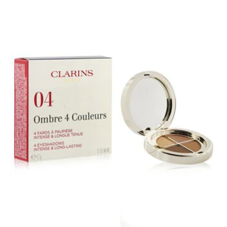 Clarins Ladies Ombre 4 Couleurs Eyeshadow 0.1 oz # 04 Brown Sugar Gradation Makeup 3380810387513 In Brown