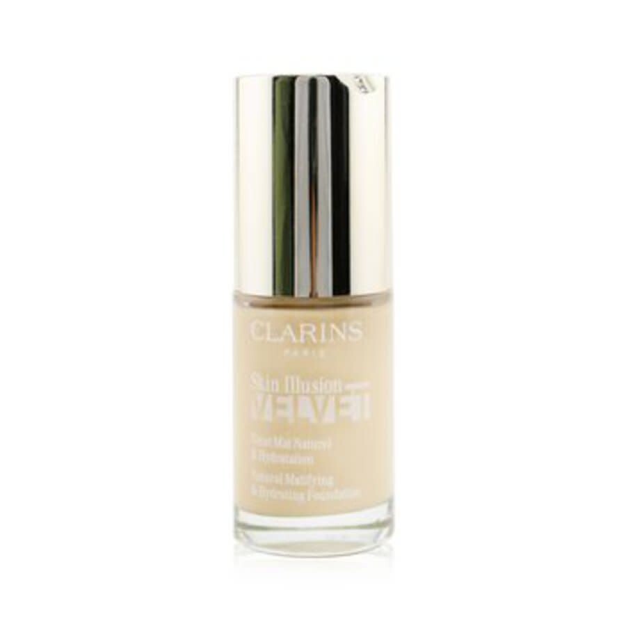 Clarins Ladies Skin Illusion Velvet Natural Matifying & Hydrating Foundation 1 oz # 107c Beige Makeu In Sand