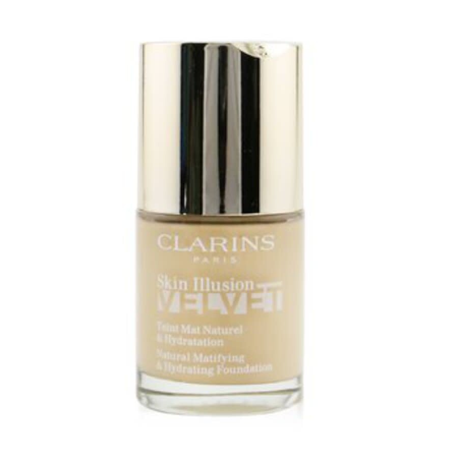 Shop Clarins Ladies Skin Illusion Velvet Natural Matifying & Hydrating Foundation 1 oz # 108.5w Cashew Ma