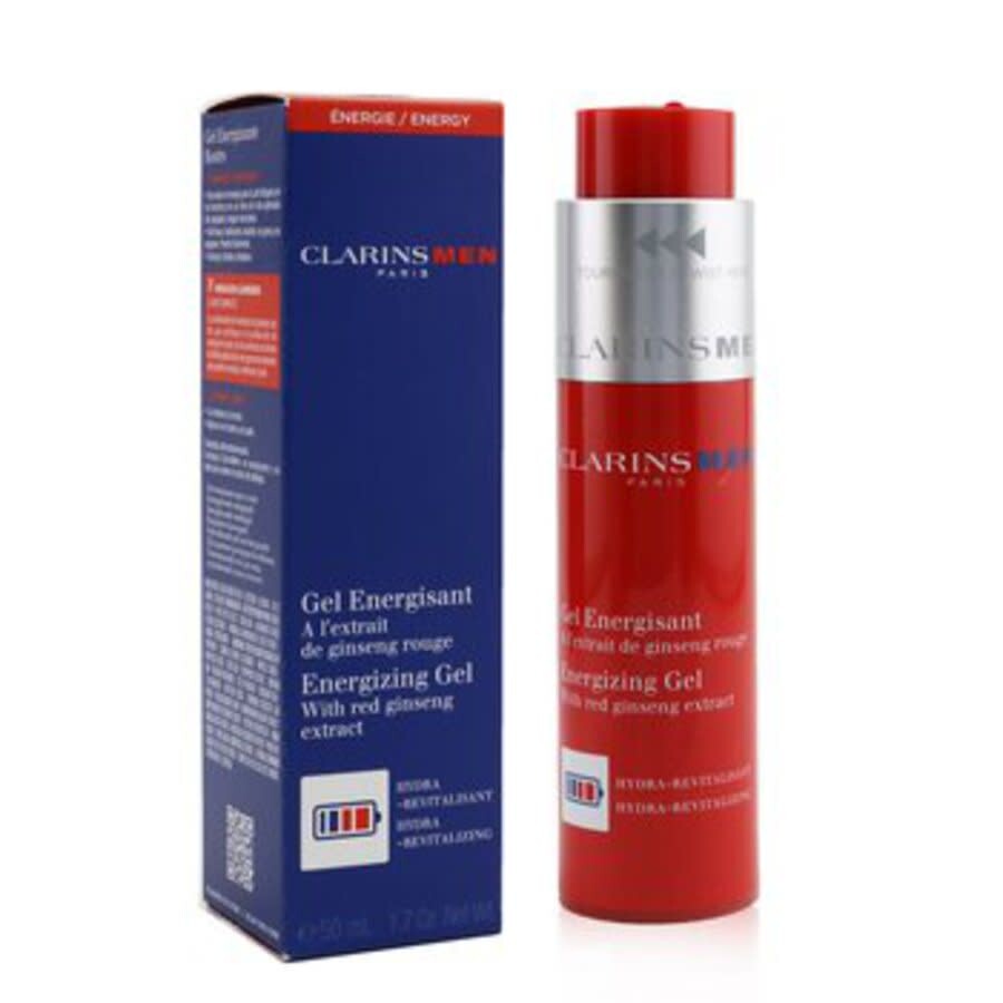 Clarins Men's Men Energizing Gel With Red Ginseng Extract 1.7 oz Skin Care 3380810427776 In Red