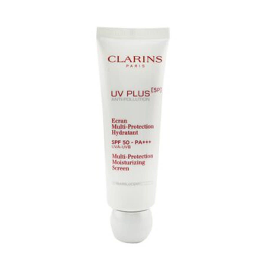 Shop Clarins Unisex Uv Plus [5p] Anti-pollution Multi-protection Moisturizing Screen Spf 50 1.6 oz Transl In Translucent