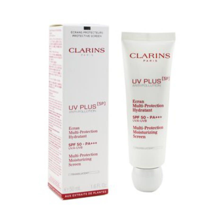 Shop Clarins Unisex Uv Plus [5p] Anti-pollution Multi-protection Moisturizing Screen Spf 50 1.6 oz Transl In Translucent