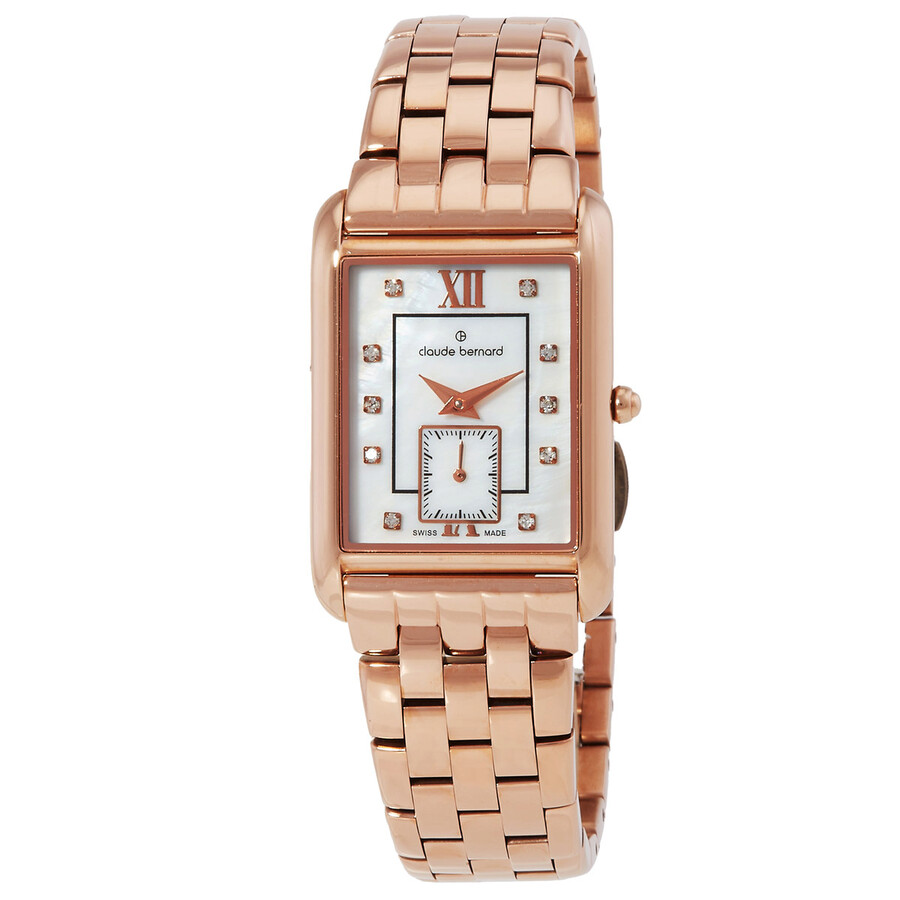 Claude Bernard Crystal Ladies Watch 23097 37RM NAPR