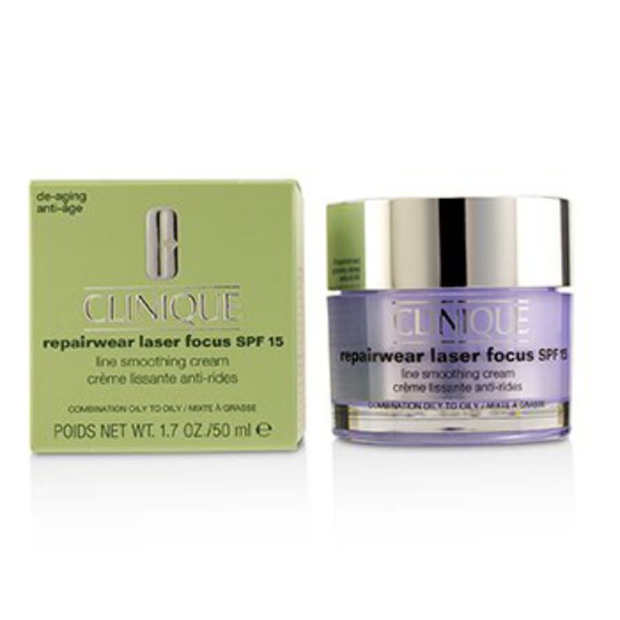 Clinique / Repairwear Laser Focus Line Smoothing Cream Spf 15 1.7 oz (50 Ml) In Cream