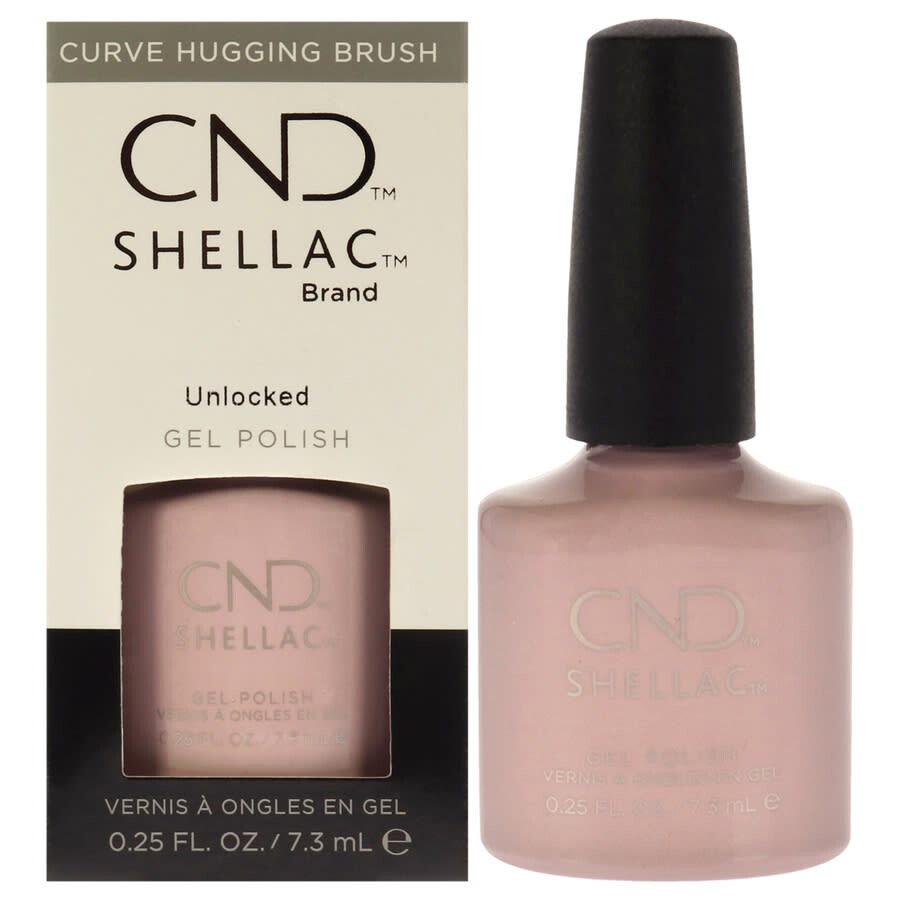 Cnd Ladies Shellac Nail Color 0.25 oz Unlocked Nails 639370921495