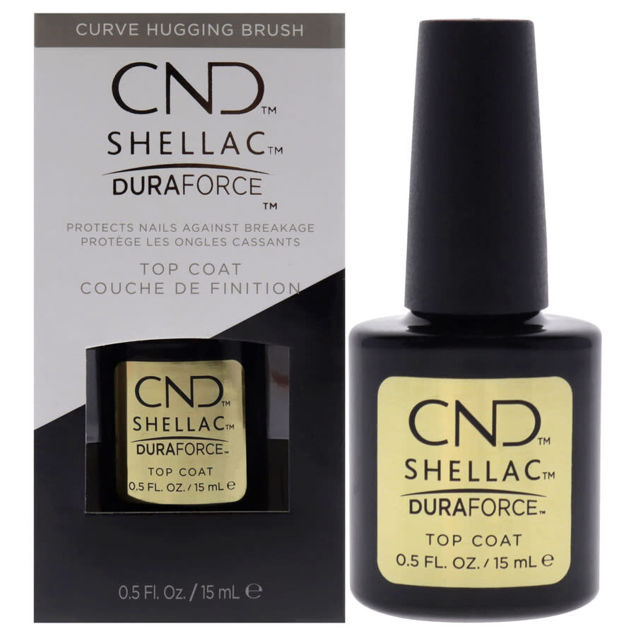 Cnd Ladies Shellac Nail Color 0.5 oz Duraforce Top Coat Nails 639370914220