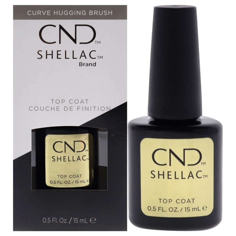 Cnd Ladies Shellac Nail Color 0.5 oz Original Top Coat Nails 639370404035