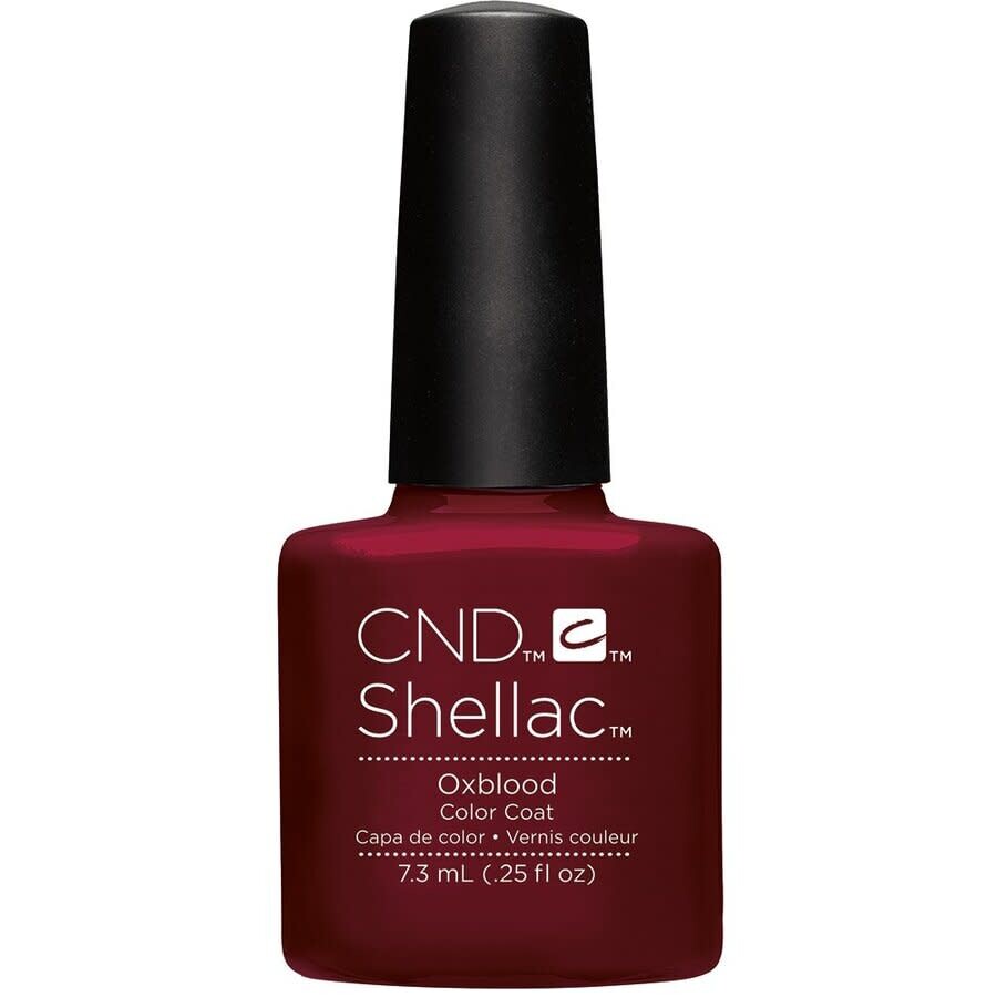 Cnd Shellac 0.25 oz Oxblood Nails 639370912509 In Red