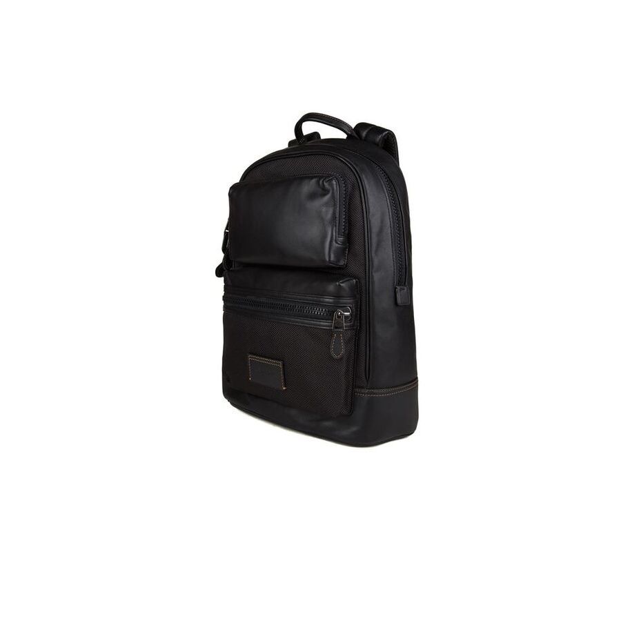 Coach Backpack Charcoal-black Charcoal/black Leather Bags / Backpacks