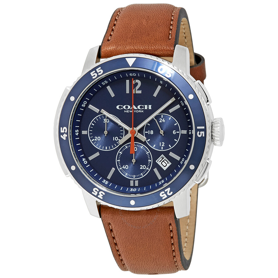 coach men's bleecker watch