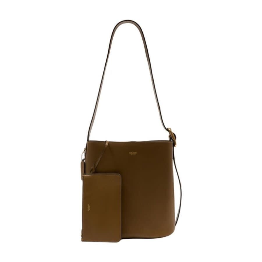 Coach Bleecker Shoulder Bag — Khaki CCC23-B4YTH 198685159691