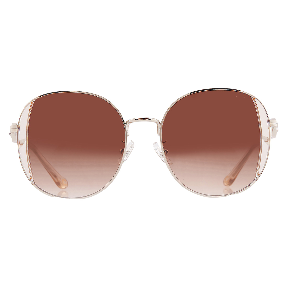 Coach Brown Gradient Round Ladies Sunglasses HC7176B 900574  display picture 3