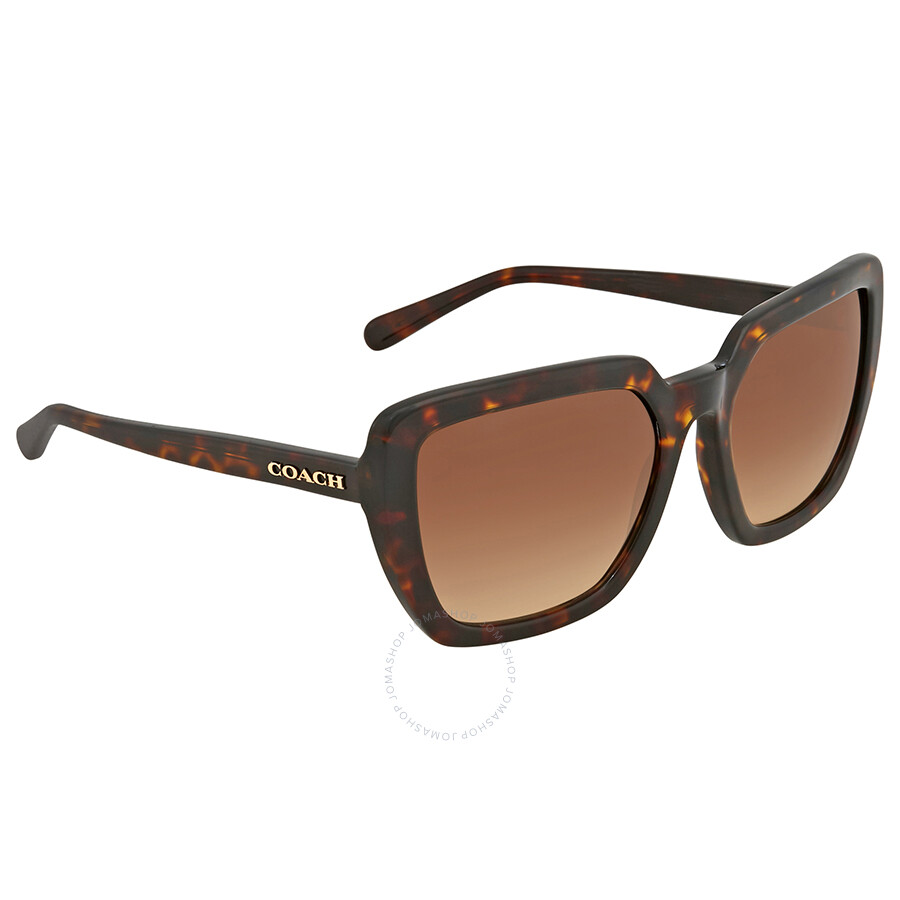 Coach Brown Gradient Square Sunglasses HC8217 512013 57 725125982658