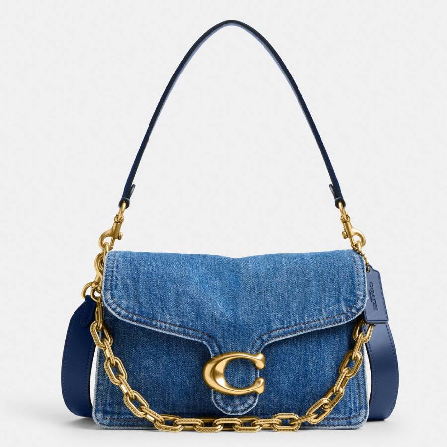 Coach Chain Tabby Denim Shoulder Bag CAN14 B4RHO 196395724895