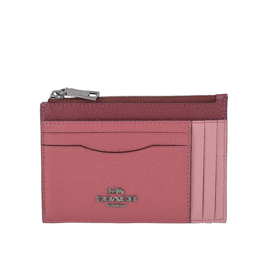 Coach large card case in colorblock clearance