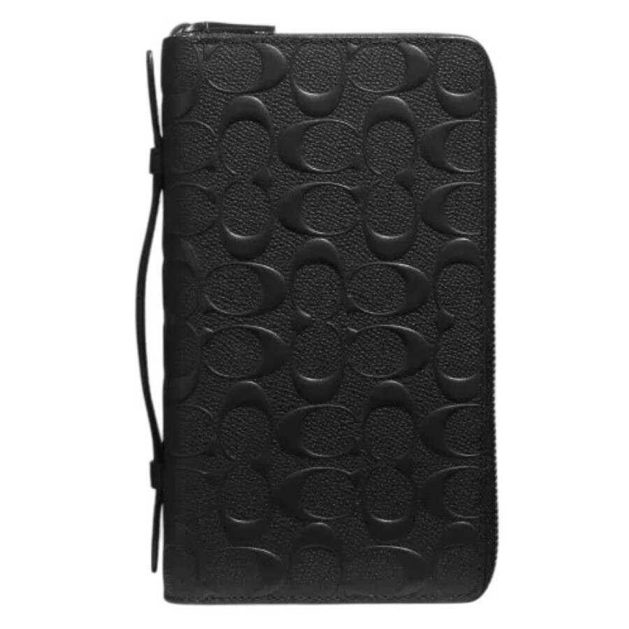Coach Double Zip Travel Organizer Wallet 25686 BLK 191202239517