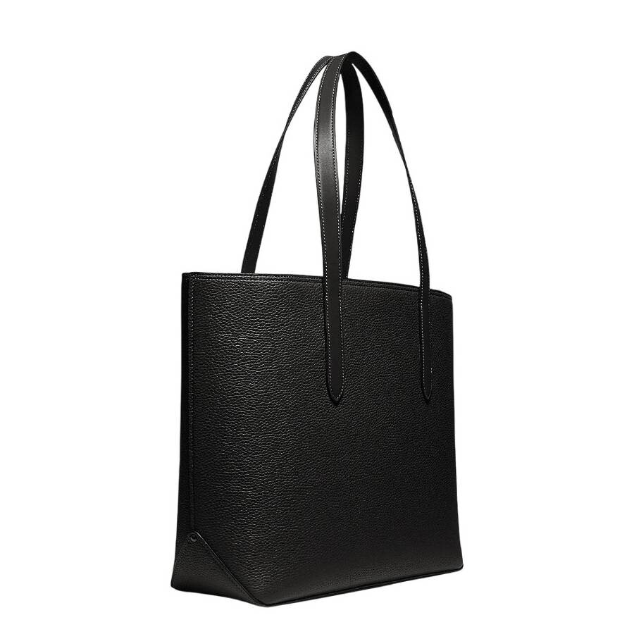 Coach Gotham Leather Tote Bag In Black
