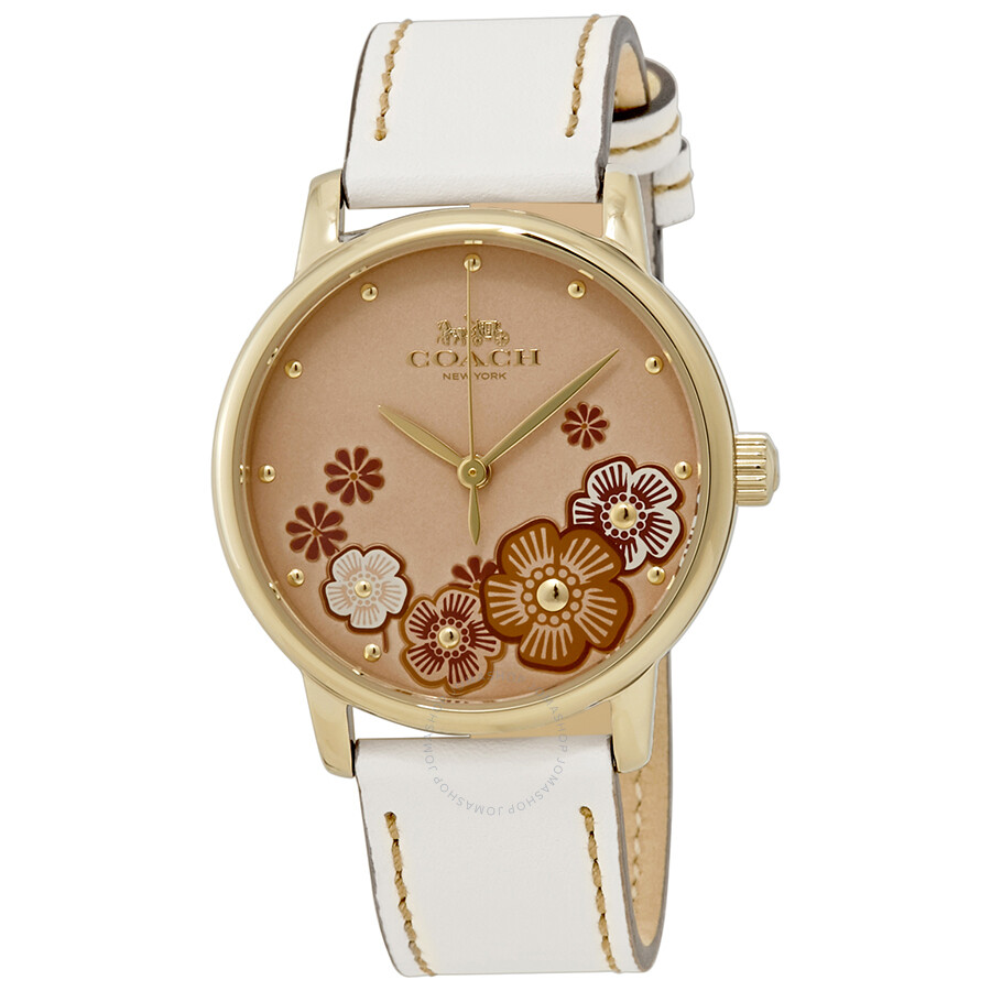Coach Grand Rose Gold Dial Ladies Watch 14503008 885997268110 Watches
