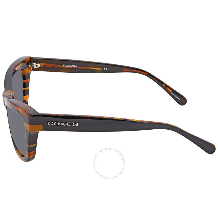 Coach Grey Rectangular Sunglasses HC8223 544087 53 Coach Sunglasses