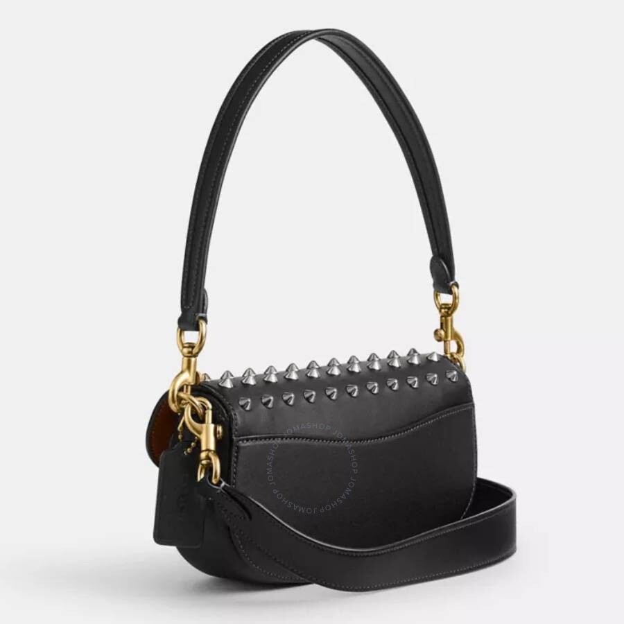Coach Harley 23 Studded Shoulder Bag In Black