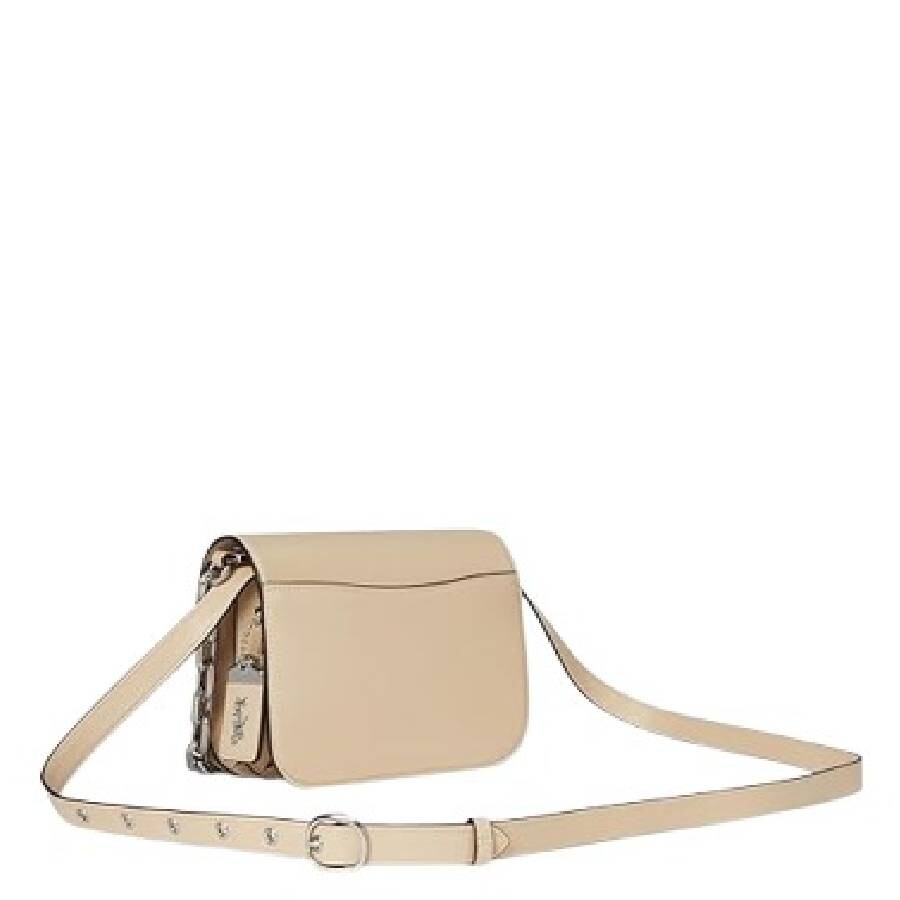 Coach Idol Calf Leather Shoulder Bag In Beige