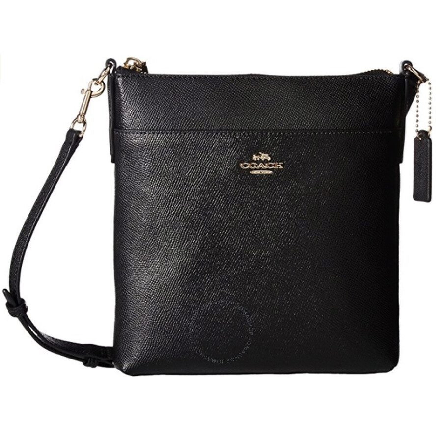 Coach Ladies Crossgrain Leather Messenger Crossbody Bag 59975 LIBLK