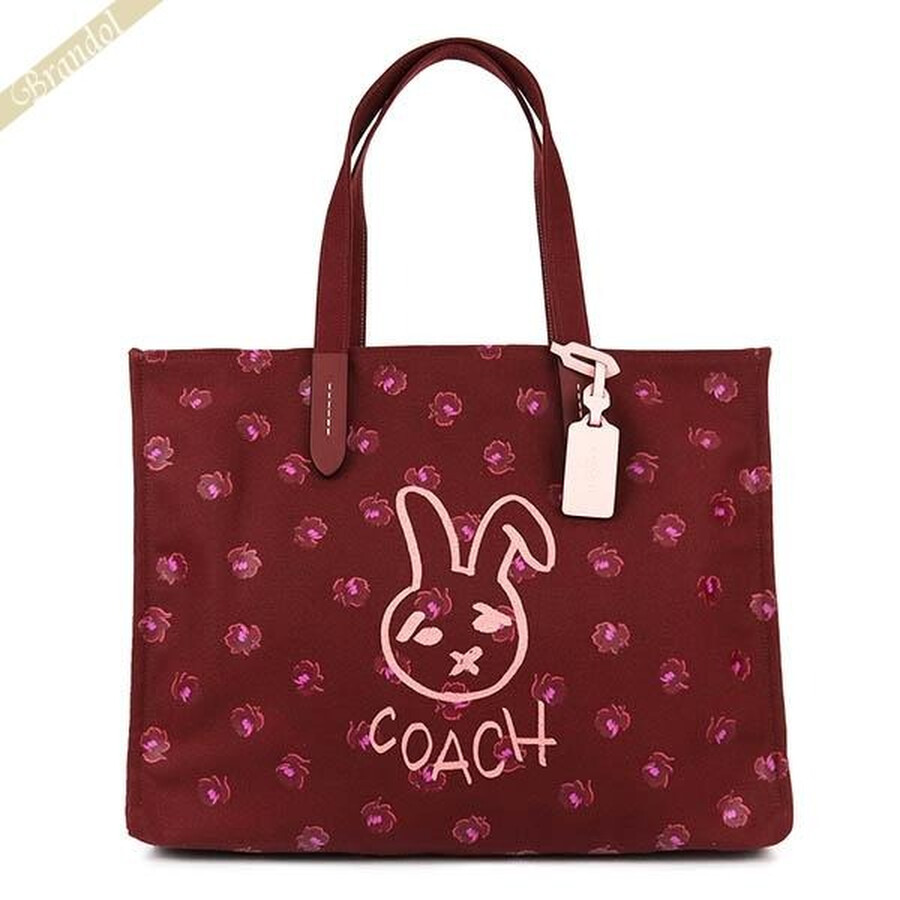 Coach Lunar New Year Tote 42 With Rabbit CF926 B4MZI 195031757716 ...