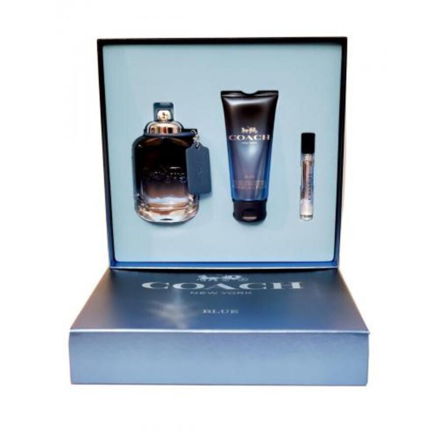 Coach Men's Blue Gift Set Fragrances 3386460124751 Fragrances