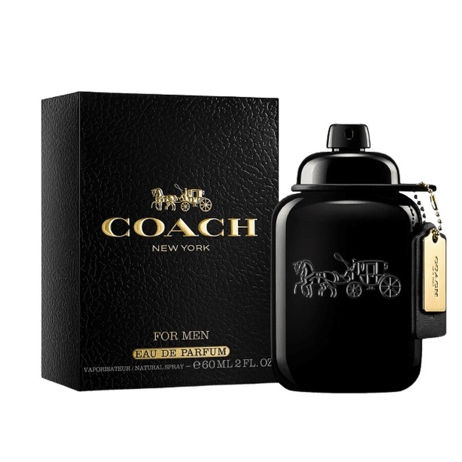Coach Men's  For Men Eau De Parfum Edp Spray 2.0 oz Fragrances 3386460154284 In Black