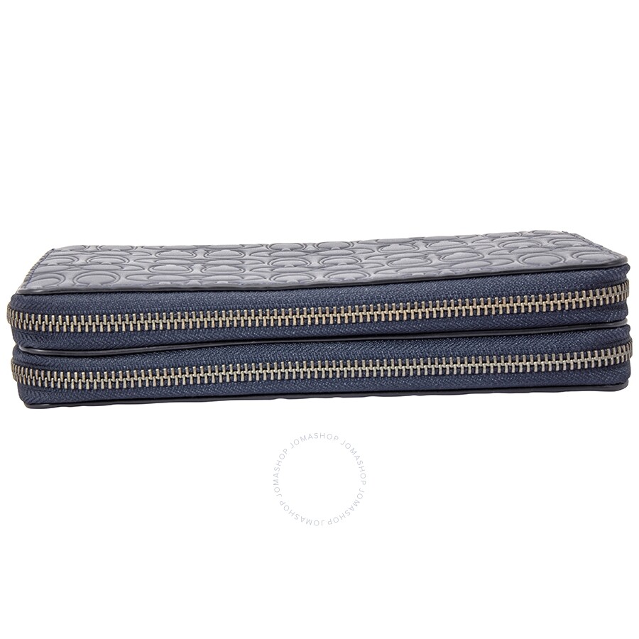 Coach Men's Medium Zip Around Travel Organizer Wallet Coach