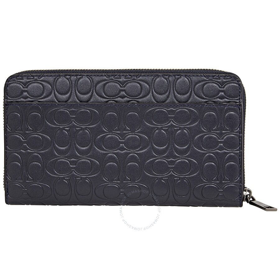 Coach Men's Travel Wallet Signautre Leather Coach Handbags