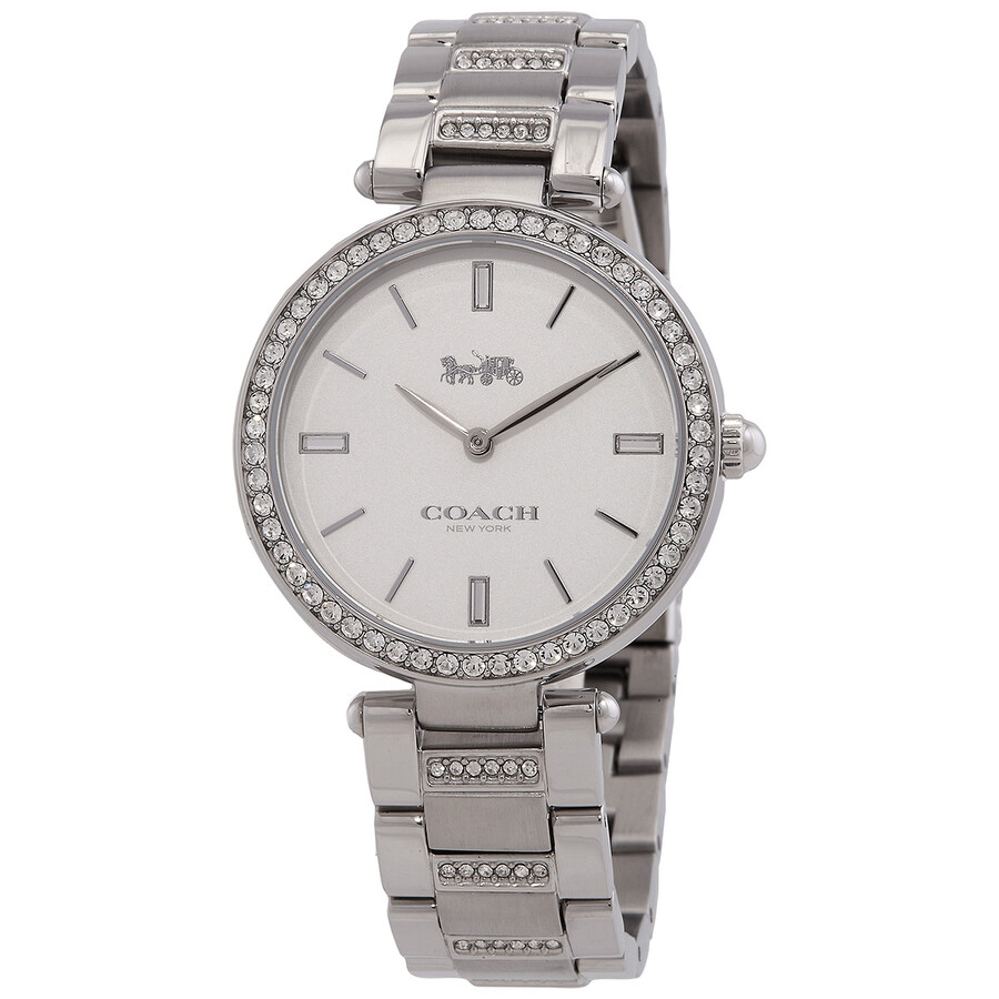 Coach Park Quartz Crystal White Dial Ladies Watch 14503092