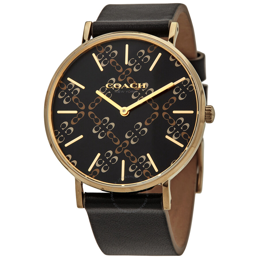 Coach Perry Quartz Black Dial Watch 14503440 - Watches, Perry - Jomashop