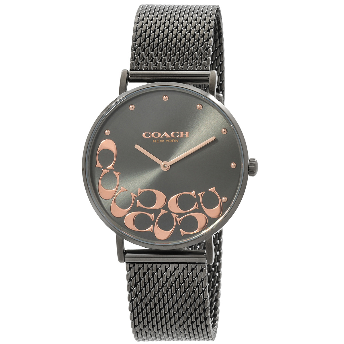 Coach Perry Quartz Grey Dial Ladies Watch 14503825 7613272438384 ...