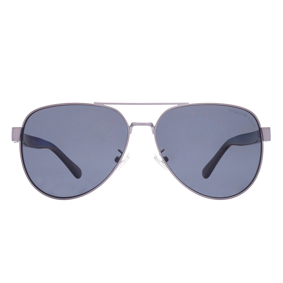 Coach Polarized Dark Grey Pilot Men's Sunglasses HC7143 900481 61
