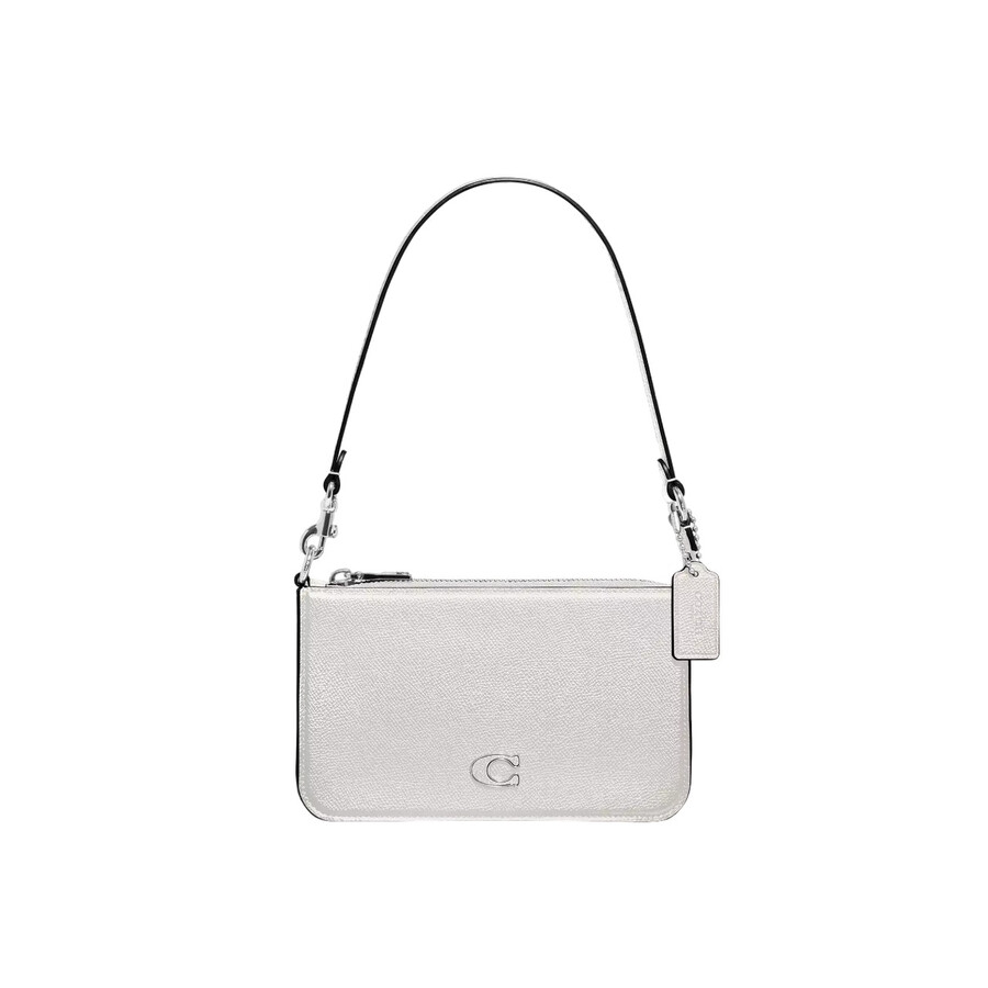 Coach Pouch Signature Canva Shoulder Bag CJ797 CHK 195031947322