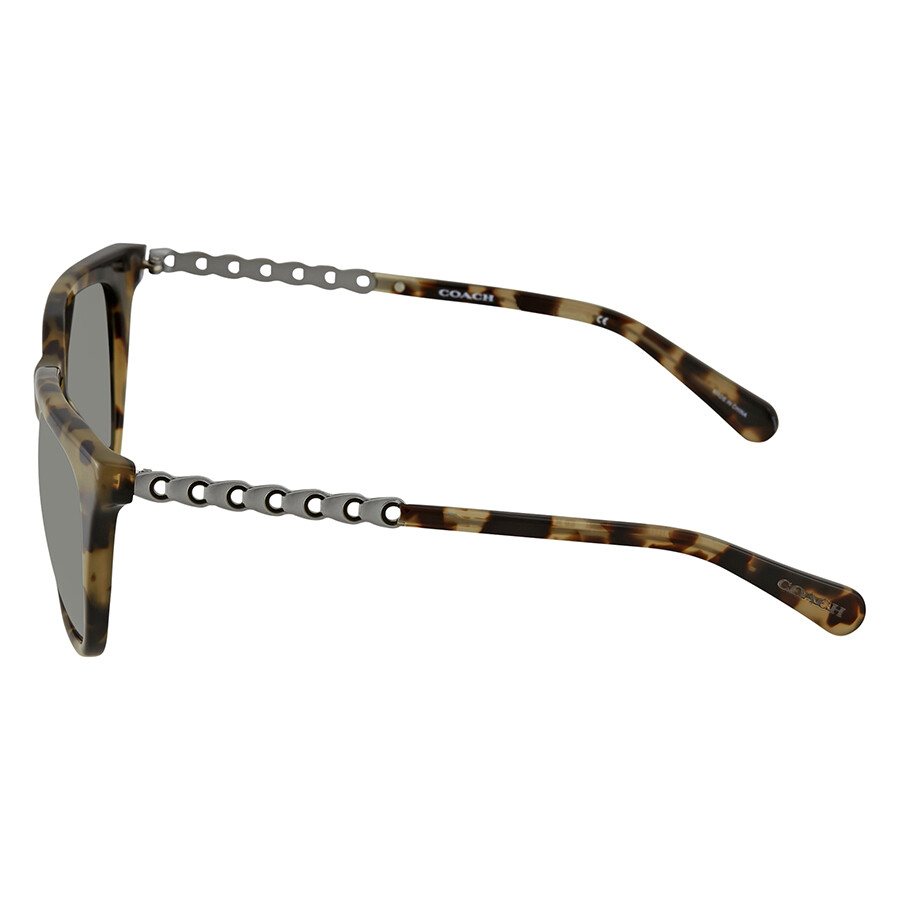 Coach Rectangular Ladies Sunglasses HC8236 55186G 56 Coach