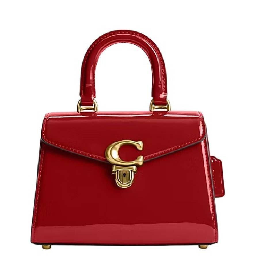 Coach Sammy Top Handle 21 Bag In Red CM542 B4/RD 196395099764