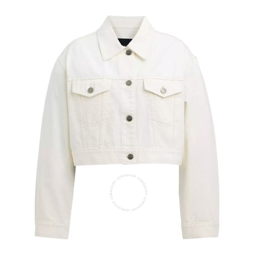 COACH COACH SHORT DENIM LOGO JACKET