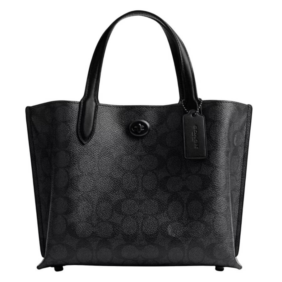 Coach Signature Canvas Willow Tote Bag In Multi