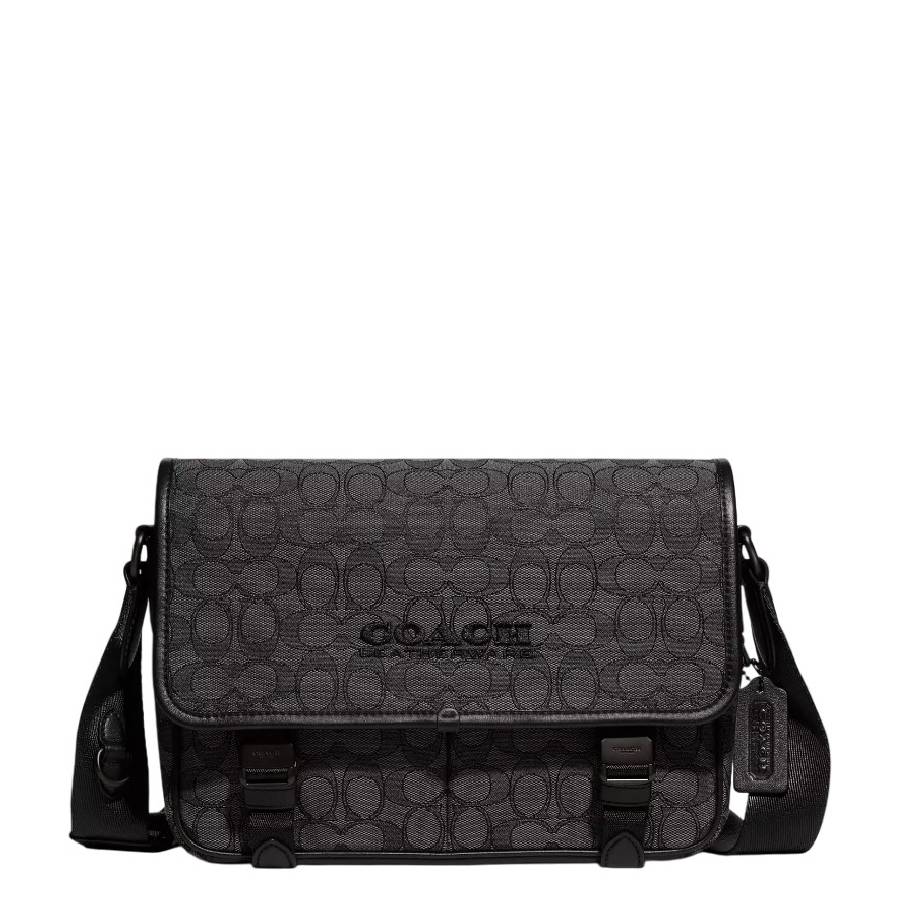 Coach Signature Jaquard Messenger Bag CC074 DWP 196395023523