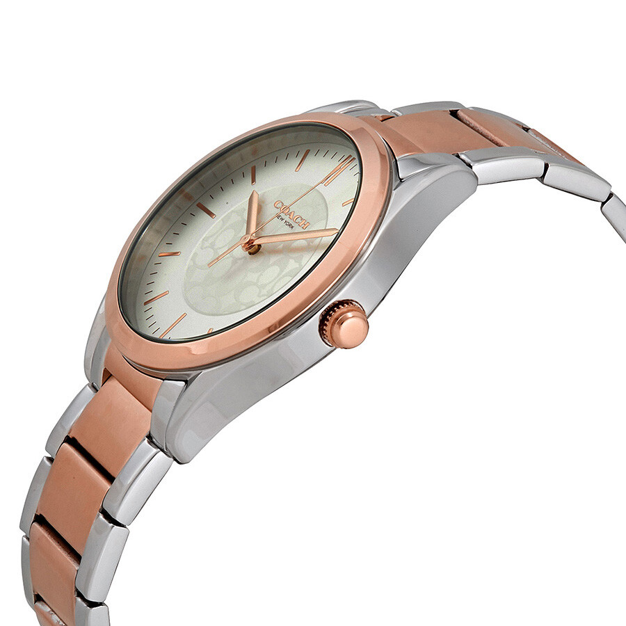 Coach Silver Dial Ladies/Men's Two Tone Watch Set 14000051 Coach