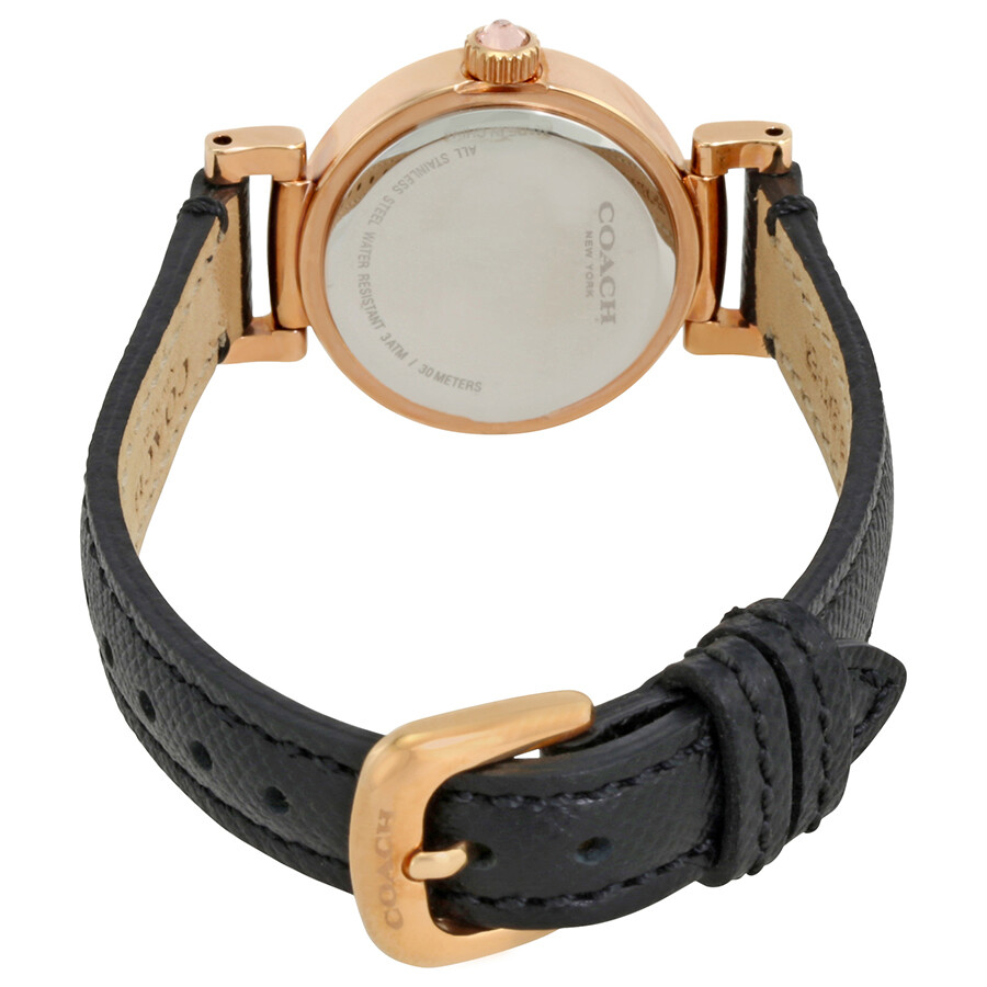 Coach Silver Dial Leather Ladies Watch 14501971 Coach Watches