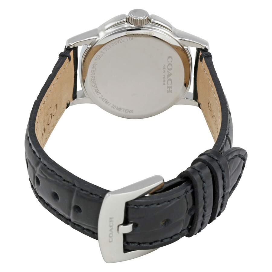 Coach Silver Dial Watch 14000046 Coach Watches