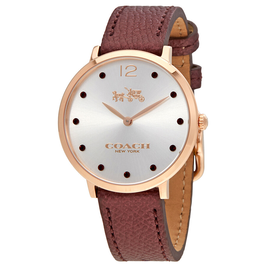 coach slim easton watch