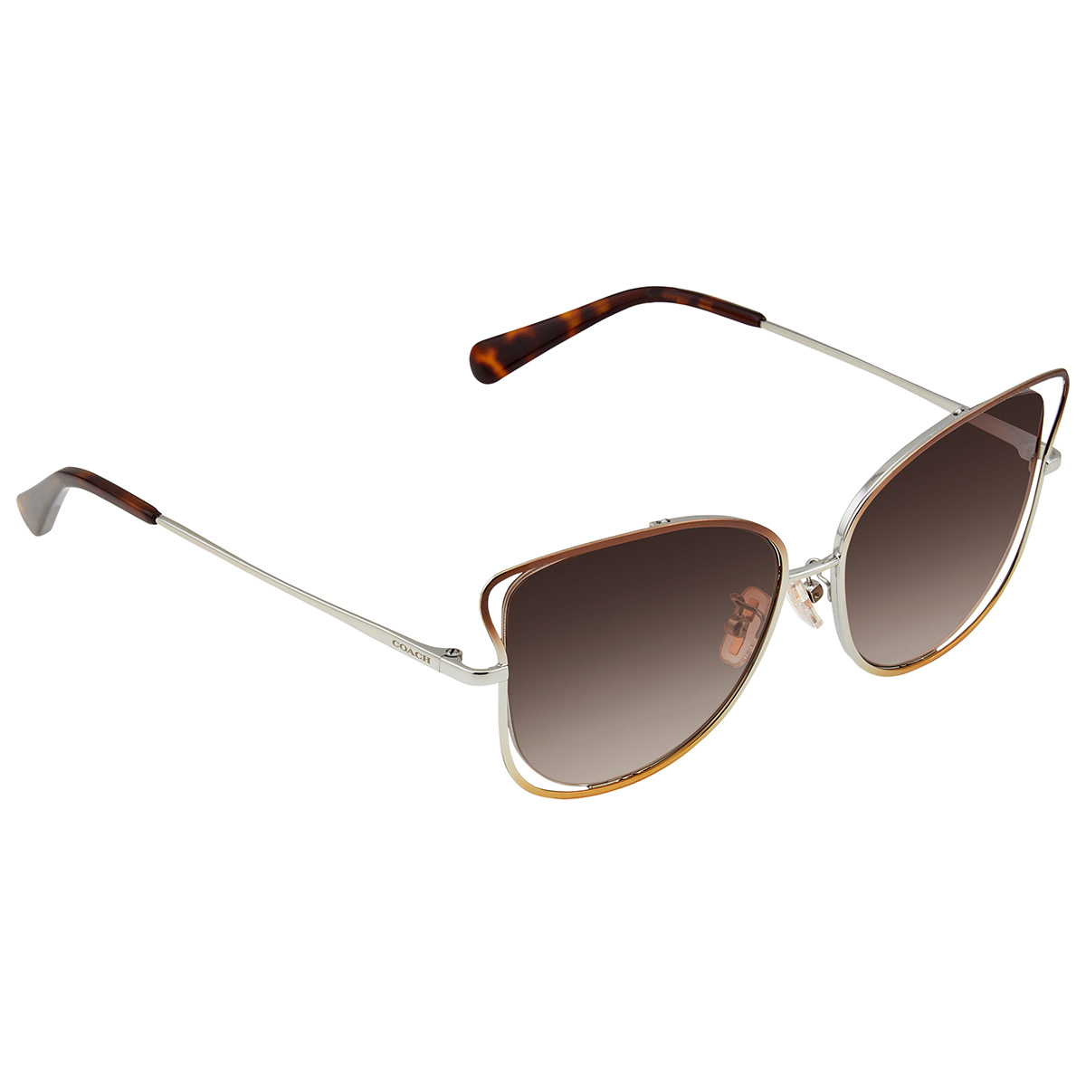 Coach Silver Women's Butterfly Shape Sunglasses main image 1