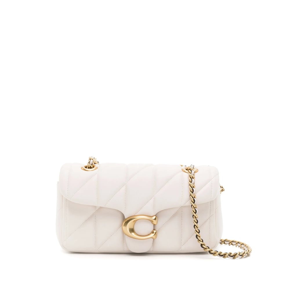 Coach Tabby Shoulder Bag 20 With Pillow Quilting CP149 CHALK
