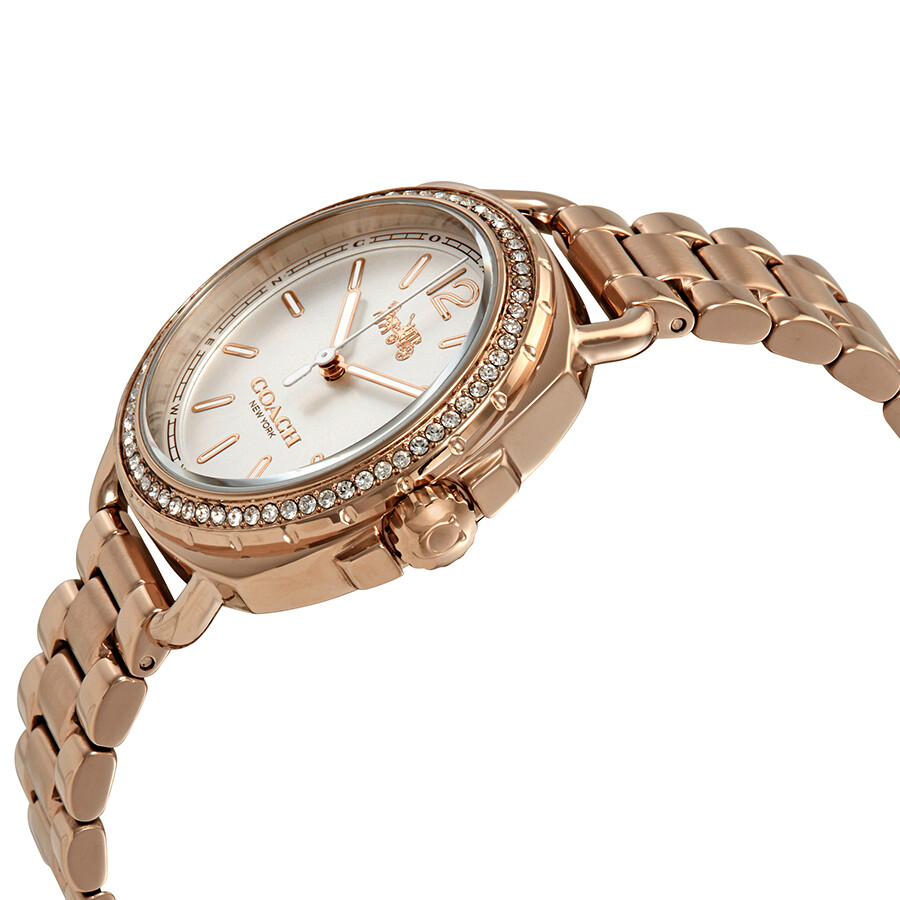 Coach Tatum Crystal Silver Dial Ladies Watch 14502590 Coach Watches