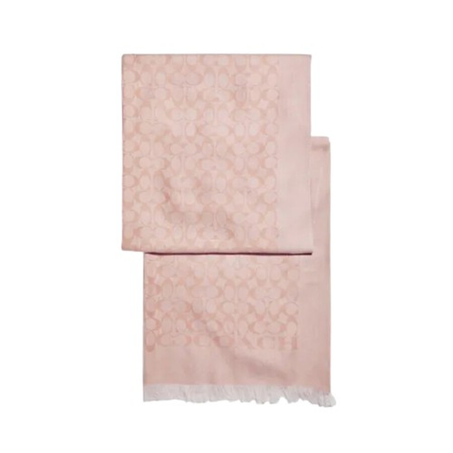 Womens Two-Tone Classic Logo Shawl